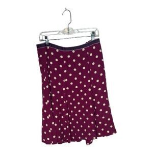 Boden Polka Dot A-Line Skirt. Size 12R.